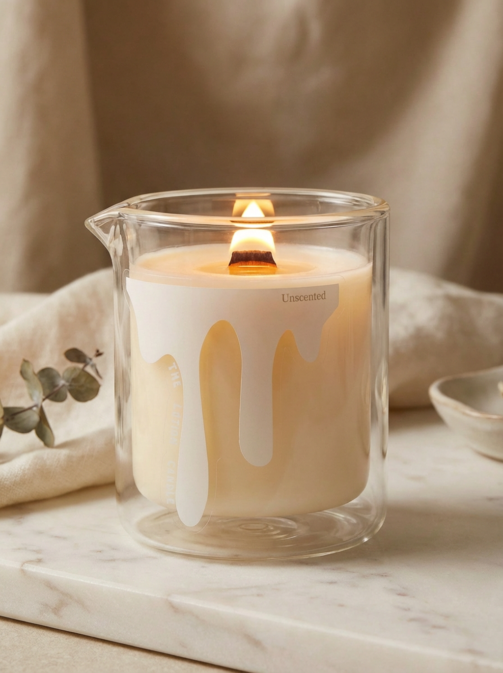 Unscented Lotion Candle